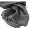 Dark Gray Polyester Satin Scarf - 30"x30"